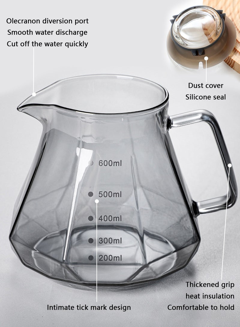 شويوين مجموعة ادوات تقطير القهوة V60 المكونة من 9 قطع مع مجموعة ملحقات تخمير القهوة يدويًا - Image 5